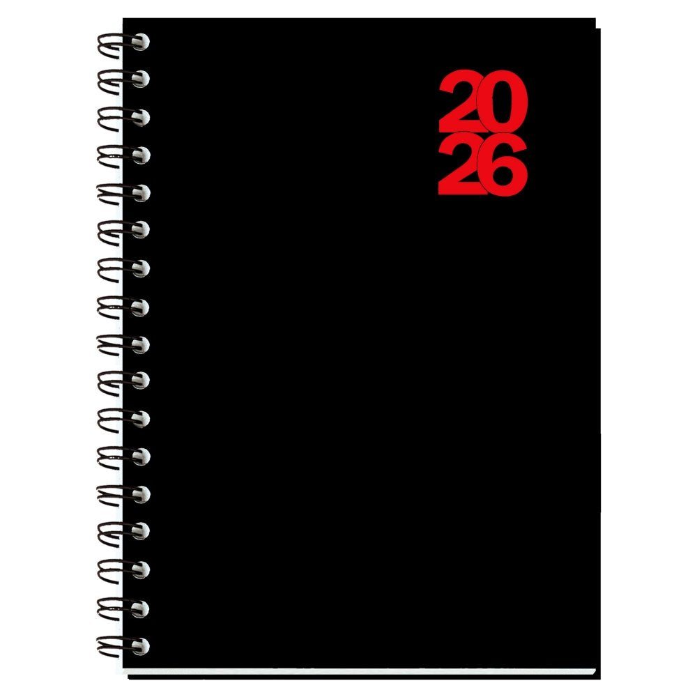 AGENDA ANUAL 2026 DUEÑAS S13 SEMANA VISTA NEGRO | MYRGA Imagen principal del producto