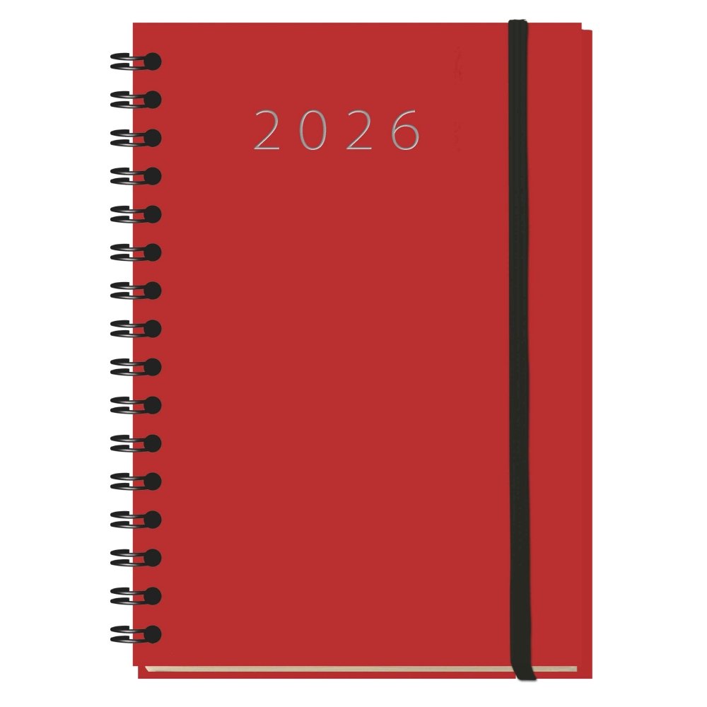 AGENDA ANUAL 2026 LEBANZA BASIC SEMANA VISTA ROJO | MYRGA Imagen principal del producto
