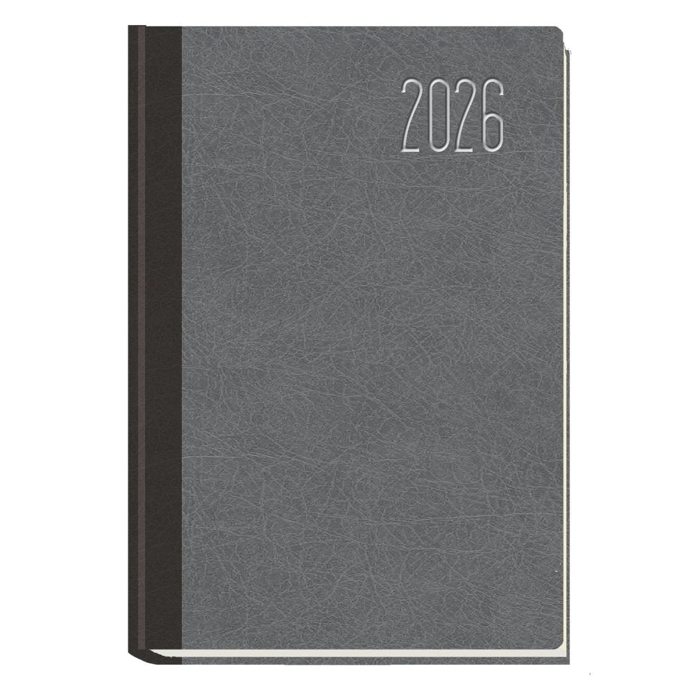 AGENDA ANUAL 2026 ZAHARA BASIC DIA PAGINA GRIS | MYRGA Imagen principal del producto