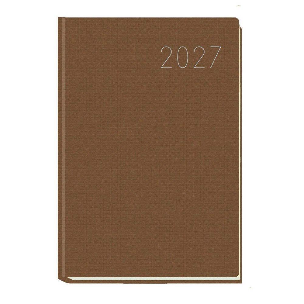 Agenda Anual 2027 Zahara Basic Marrón Día Página Imagen principal del producto
