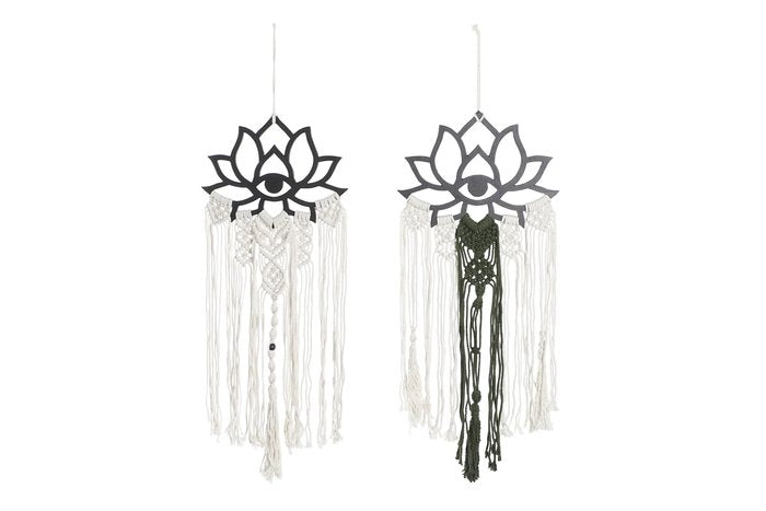 DECORACION COLGANTE MADERA MACRAME 30X1X88 SURTIDO | ITEM | 1 UNIDAD | 8424002000479