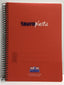 Bloc Espiral Estándar Cuadro 4MM 80H 90g | Manipulados Zorrilla | Polipropileno | Formato Estándar | Pack 8 Unidades