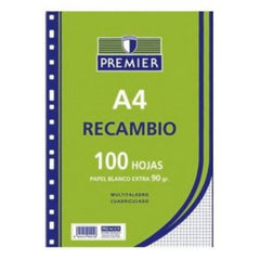 Recambio Premier 100H A4 90Gr Horizontal