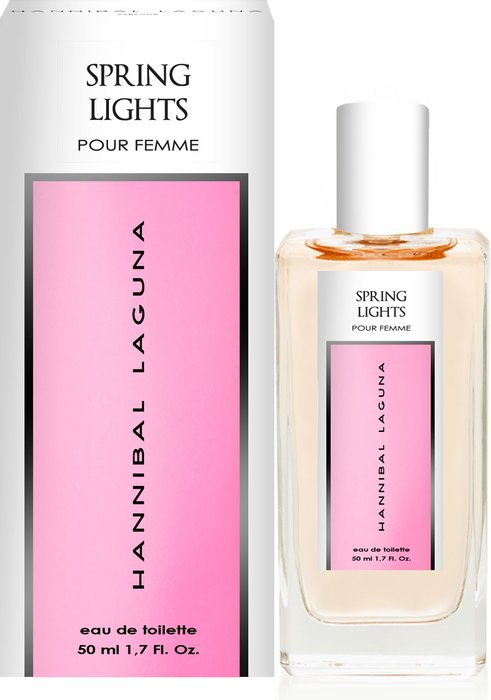 FRASCO 50ML HANNIBAL LAGUNA SPRING LIGHTS MUJER | SAPHIR | ENVASE 6 UDS. UNIDAD | 28424730034801 Imagen principal del producto