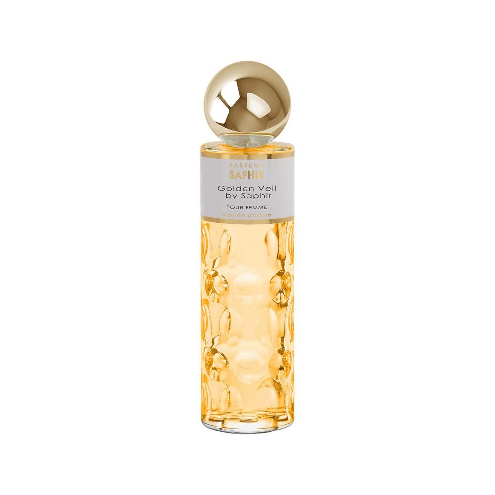 PERFUME 200ML EDP SEÑORA GOLDEN VEIL SAPHIR | SAPHIR | ENVASE 6 UDS. UNIDAD | 18424730041147