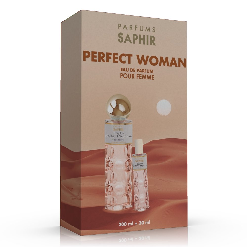 Estuche Mini Duplo 200 + 30ml Perfect Woman SAPHIR Imagen principal del producto
