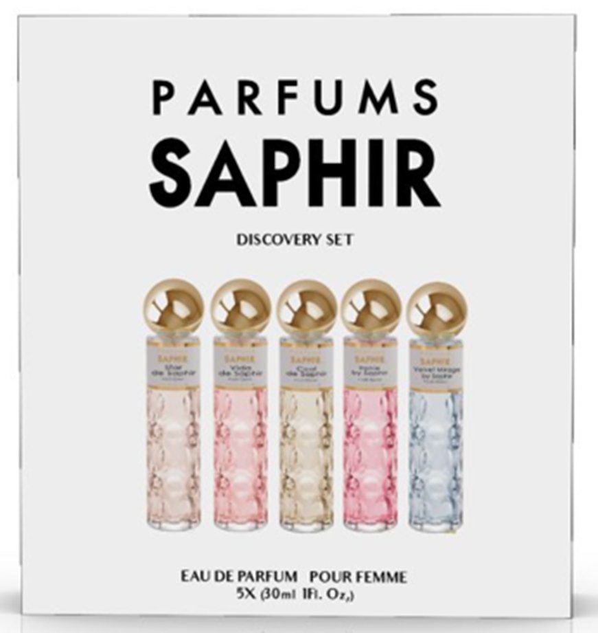 Estuche Saphir 5 Fragancias 30 ml Marca Saphir Imagen principal del producto