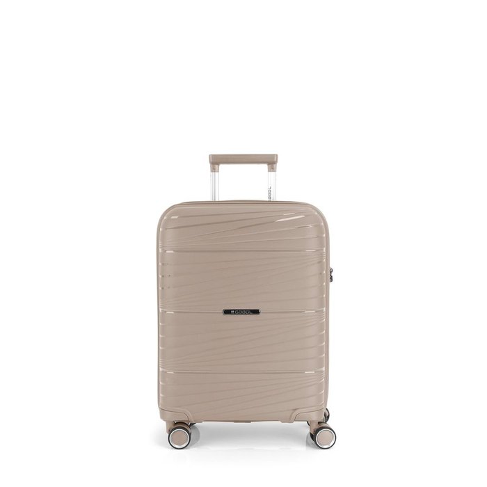 MALETA DE CABINA KIBA RIGIDA BEIGE | GABOL TRAVEL Imagen principal del producto