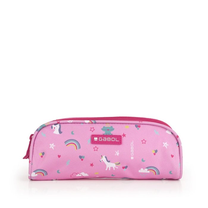 ESTUCHE DOBLE RAINBOW CON UNICORNIO WATERPROOF | GABOL ESCOLAR Imagen principal del producto