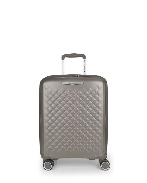 Maleta cabina expandible Queens rígida oro Gabol Travel