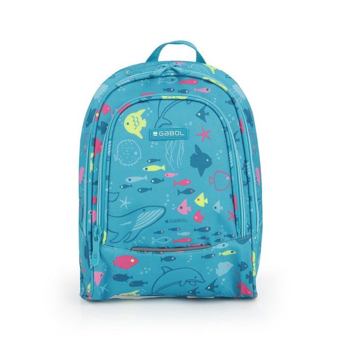 MOCHILA INFANTIL DOBLE PEQUEÑA ACQUA | GABOL ESCOLAR Imagen principal del producto