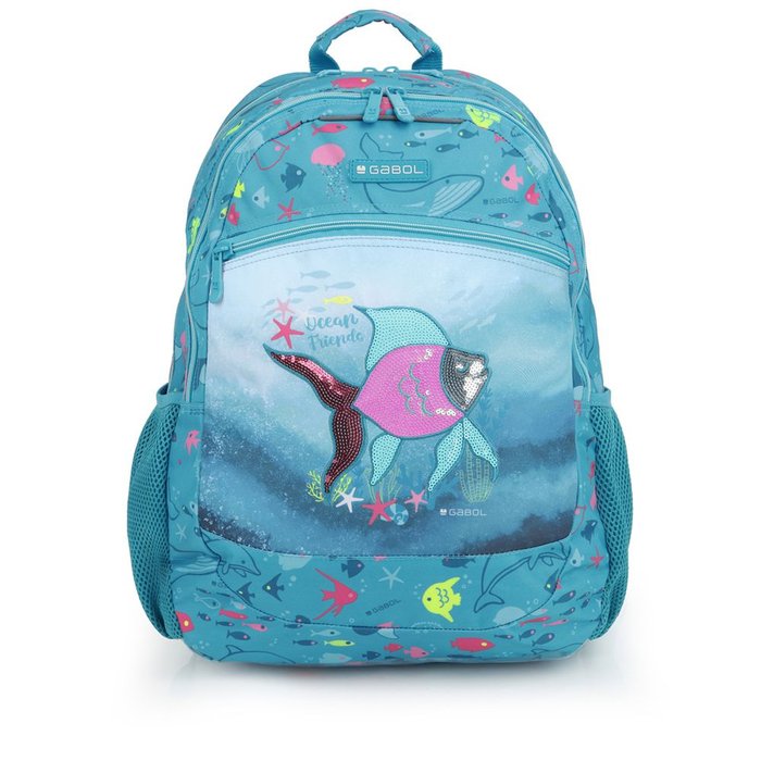 MOCHILA DOBLE ADAPTABLE A CARRO ACQUA | GABOL ESCOLAR