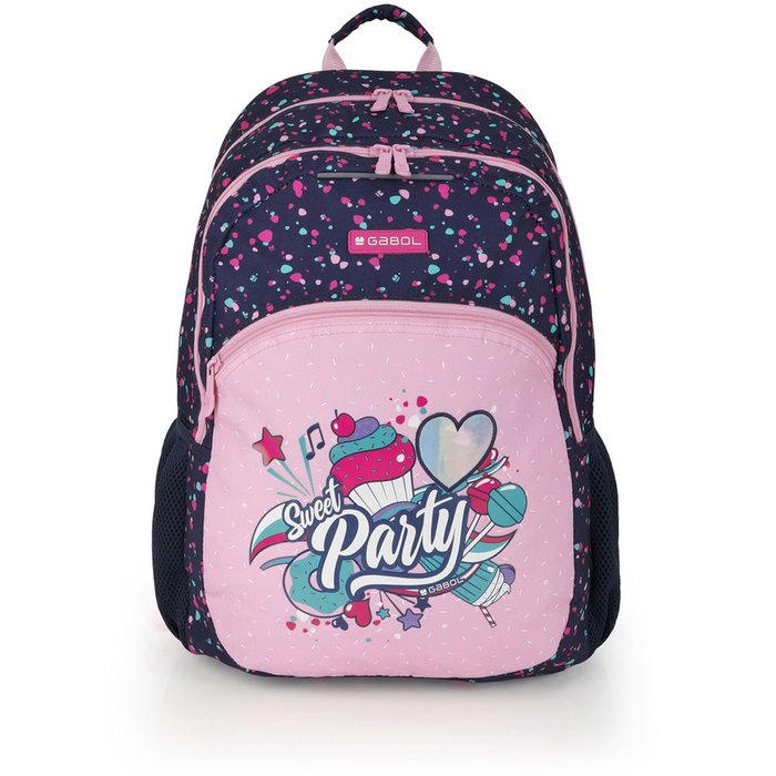 MOCHILA DOBLE ADAPTABLE A CARRO PARTY | GABOL ESCOLAR Imagen principal del producto