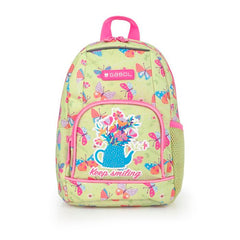 MOCHILA PEQUEÑA BOUQUET CON BOLSILLO FRONTAL | GABOL ESCOLAR