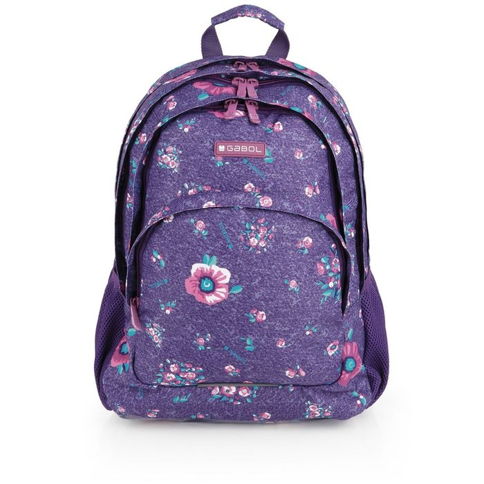 MOCHILA ESCOLAR TRIPLE LILY | GABOL ESCOLAR Imagen principal del producto