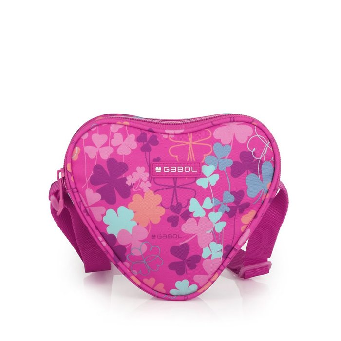 BOLSO BANDOLERA INFANTIL CORAZON CLOVER | GABOL ESCOLAR