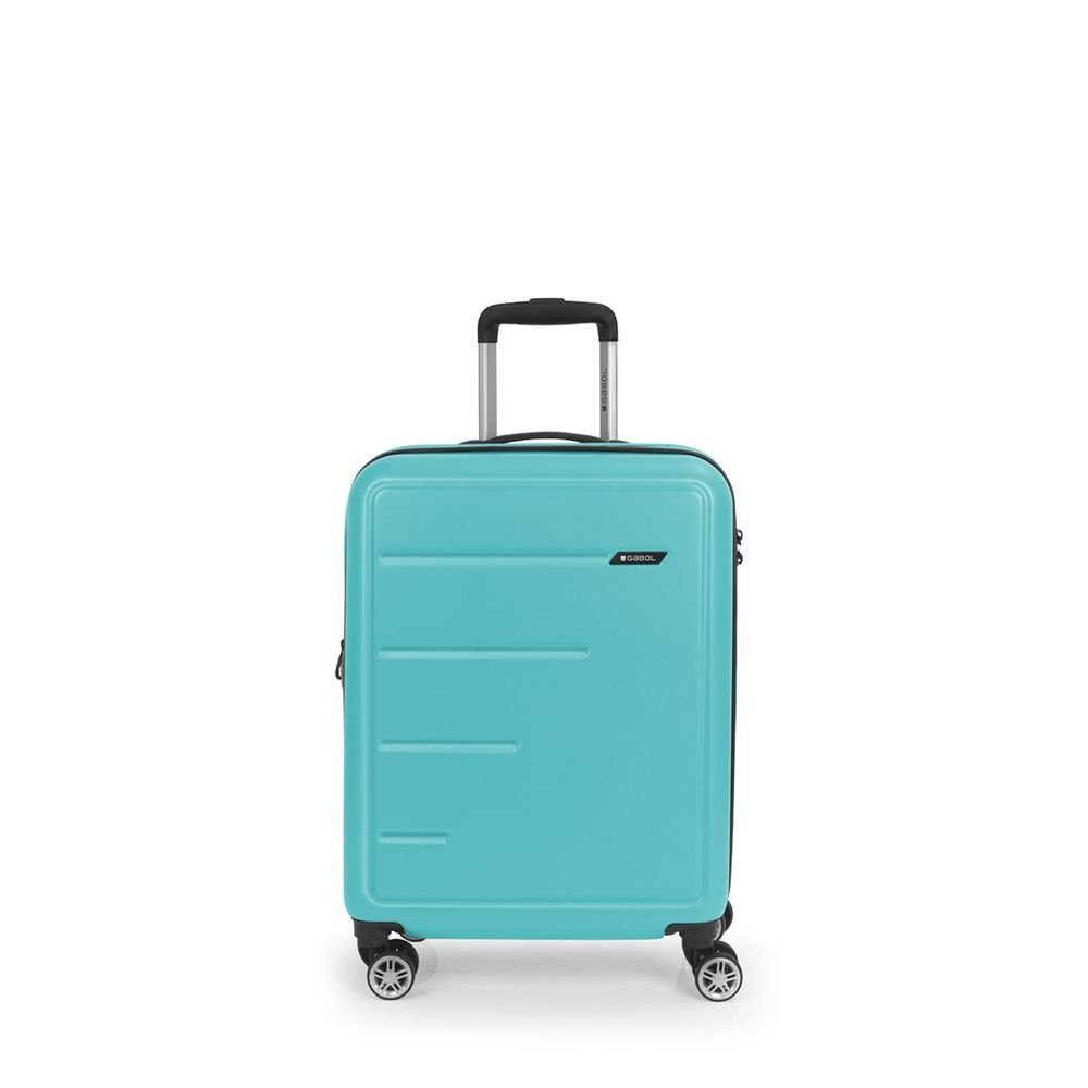 Maleta cabina Gabol Future Plus rígida expandible 55 cm turquesa