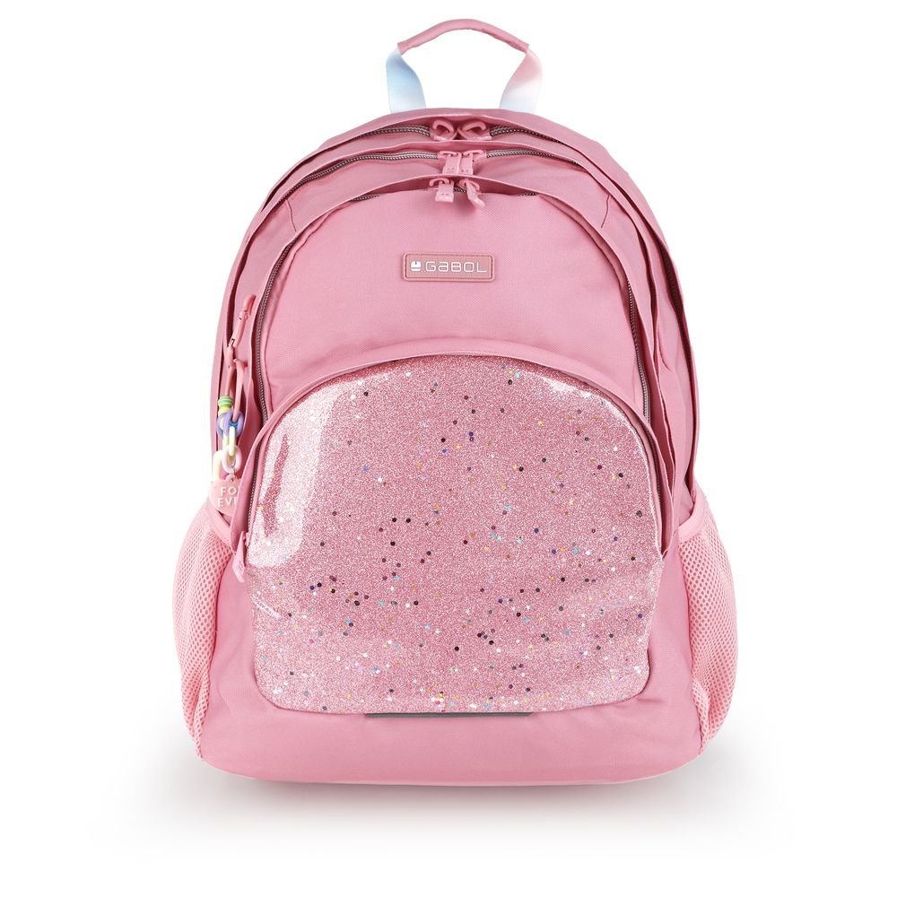 Mochila escolar triple con rejilla base reforzada Glam Gabol Escolar