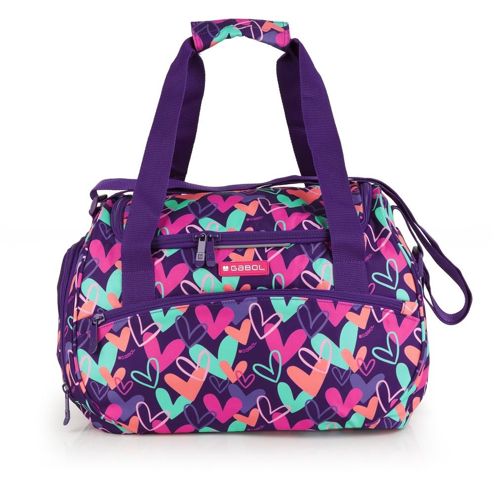 Bolso de Deporte y Viaje Asa Bandolera Gabol Kokoro Morado