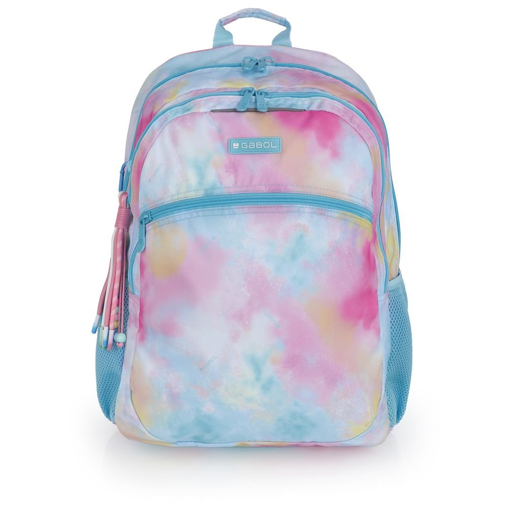 Mochila escolar 46x34 rejilla adapt. Mystic Gabol Escolar