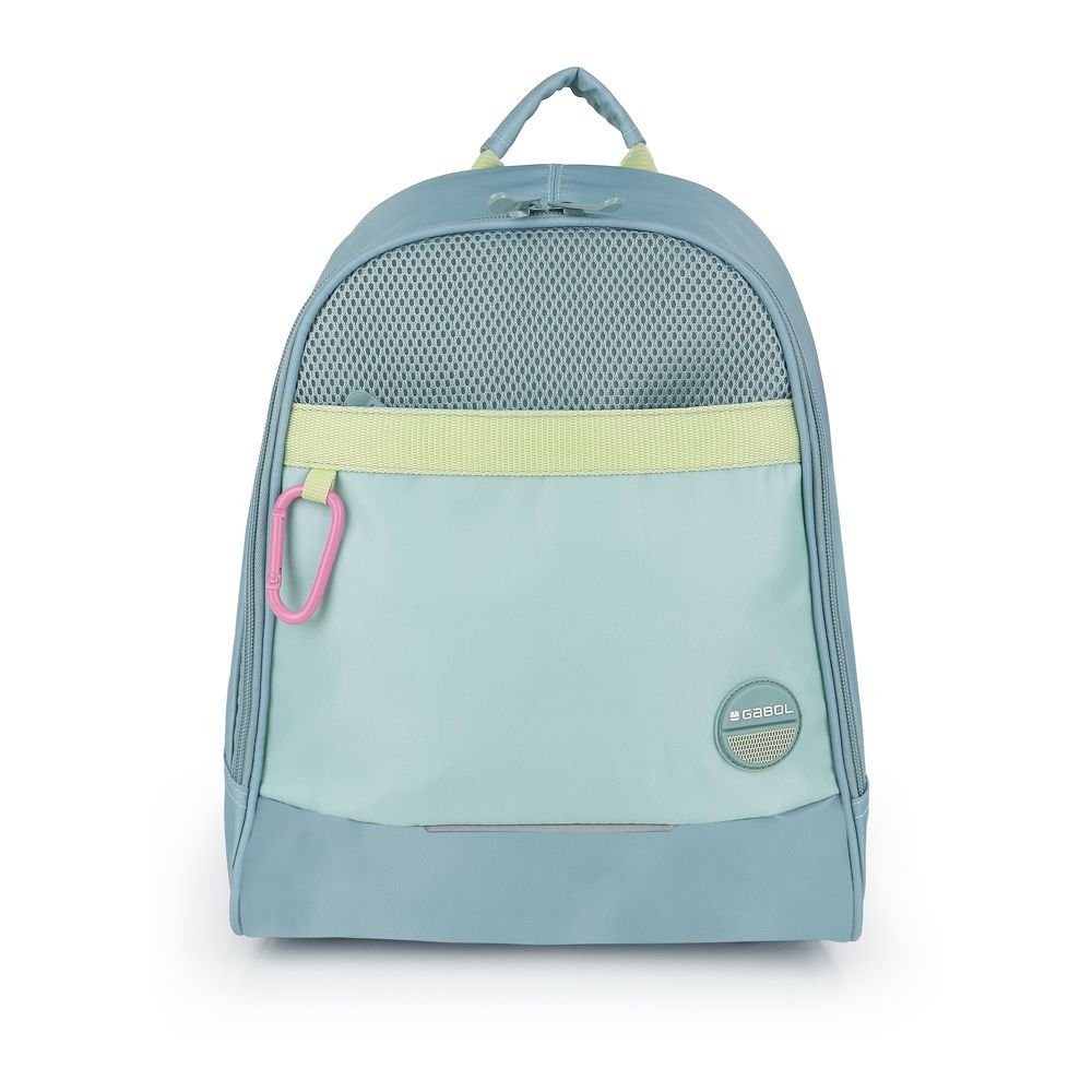 Mochila Mini de Paseo Excursión Whisper Verde Agua Gabol Escolar