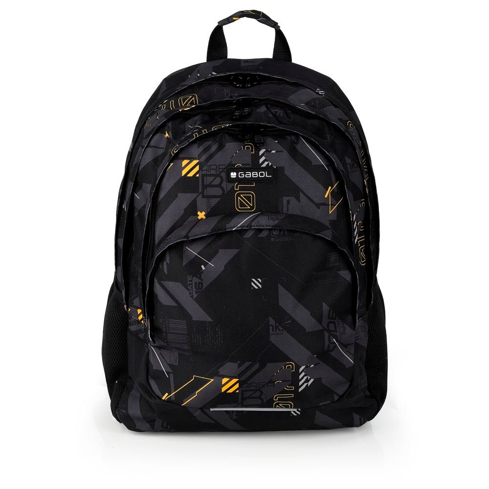 Mochila escolar triple 44x32 rejilla Byte