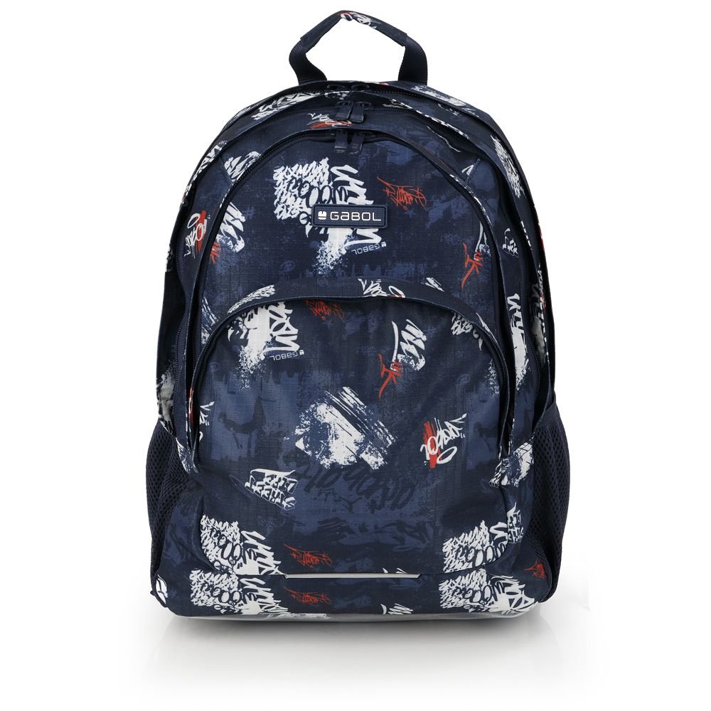 Mochila Escolar Triple 44x32 Rejillas Dash Gabol Escolar