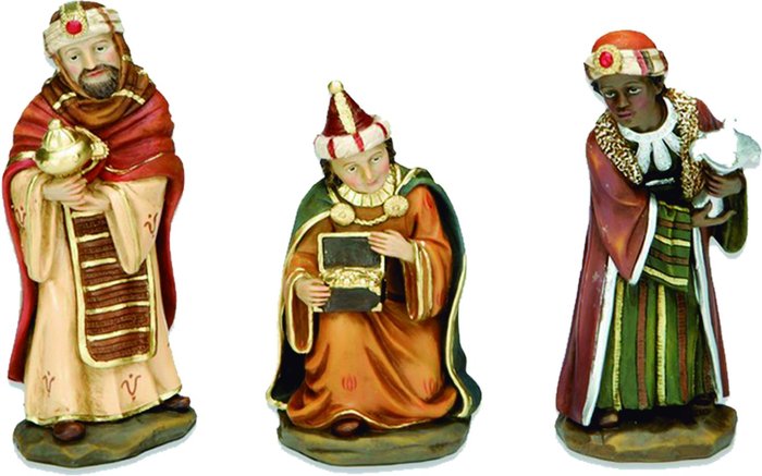 Juego Reyes Adorando Resina 11 cm. Belen 3 Piezas BELENES PUIG S.L.
