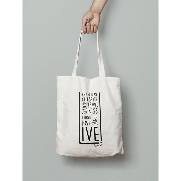 BOLSA DE TELA LIVE | YOSIQUESE SL