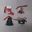 Pack 4 Adornos de Navidad de Madera Surtidos YOSIQUESE SL