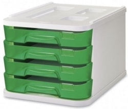 Fichero Cajones Sobremesa Verde FAIBO Imagen principal del producto