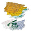 PLANTILLA MAPA ESPAÑA GRANDE 250G B/3 SURTIDOS | 1 UNIDADES | (FAIBO)