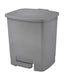 Papelera de pedal gris FAIBO 22 litros