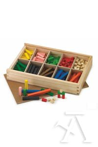 Regletas de colores FAIBO caja de madera para matemáticas Imagen principal del producto