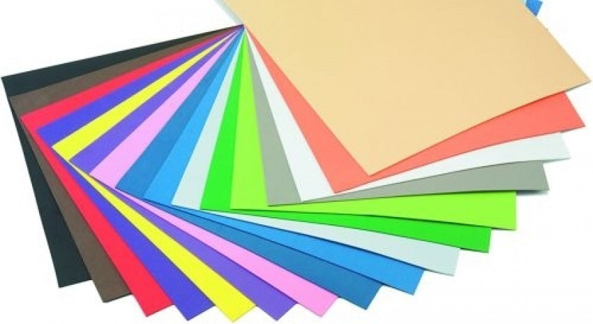 blister 10 láminas goma eva color rojo 40X60 faibo