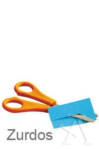 Tijeras escolares zurdas Faibo 13,5 cm pack 10 para niños Imagen principal del producto