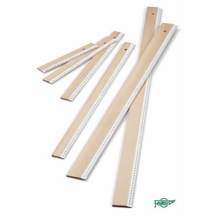 Regla Faibo 30 cm madera para escolar y oficina Imagen principal del producto