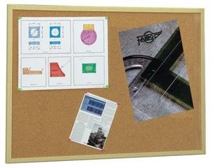 TABLERO CORCHO 607 60X90 MARCO PINO | 1 UNIDADES | (FAIBO PIZAZRRAS)