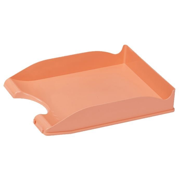 BANDEJA DE PLASTICO APILABLE CON PORTAETIQUETAS NARANJA PAS | FAIBO | ENVASE 10 UDS. UNIDAD | 8425901671258