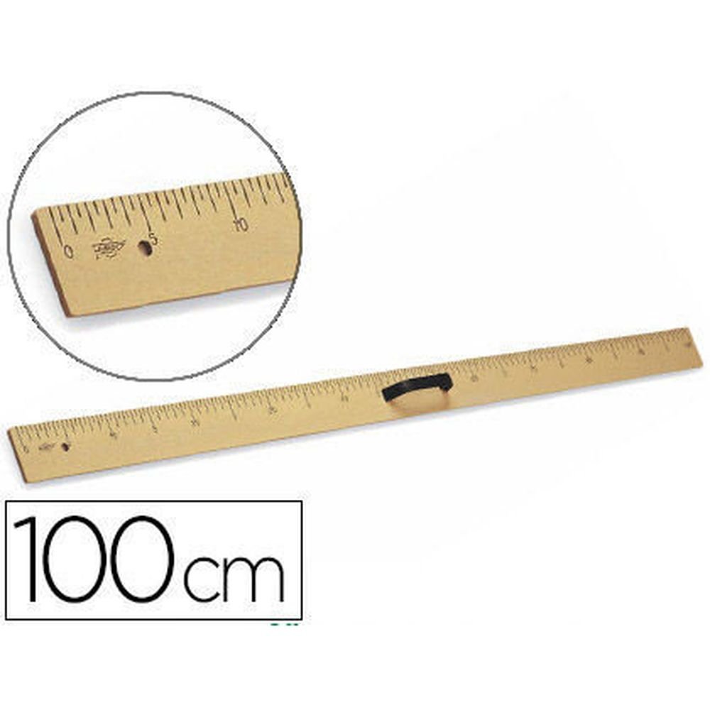 Regla 100 cm plástico encerado Faibo
