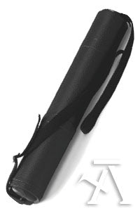 Tubo portaplanos de plástico con bandolera color negro opaco diametro 65mm,extensible de 40 a 75cm Imagen principal del producto