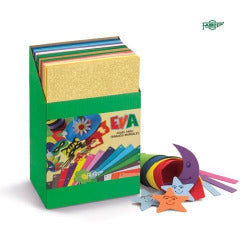 Laminas Goma Eva Purpurina FAIBO 40x60 cm Pack 10 Imagen principal del producto