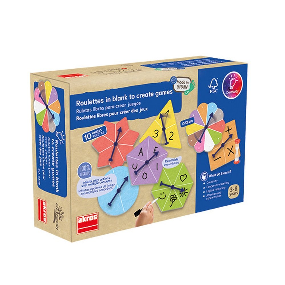 Juego Educativo Ruletas Libres para Crear Juegos AKROS