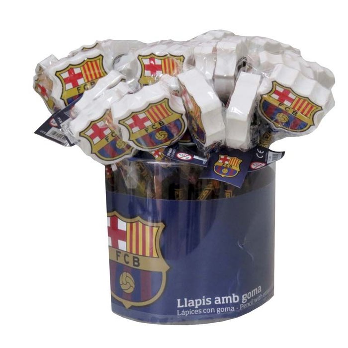 Lapiz con Goma Decorada de Fc Barcelona