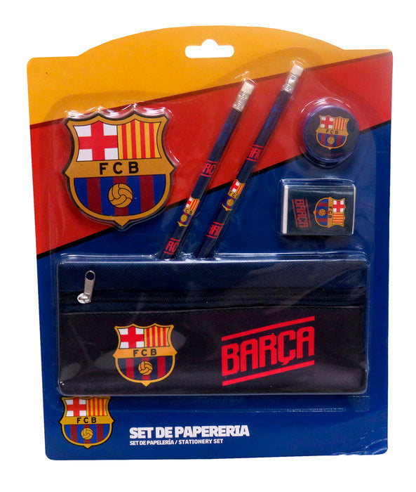 Set de Papelería con Portatodo FC Barcelona CYP Imagen principal del producto