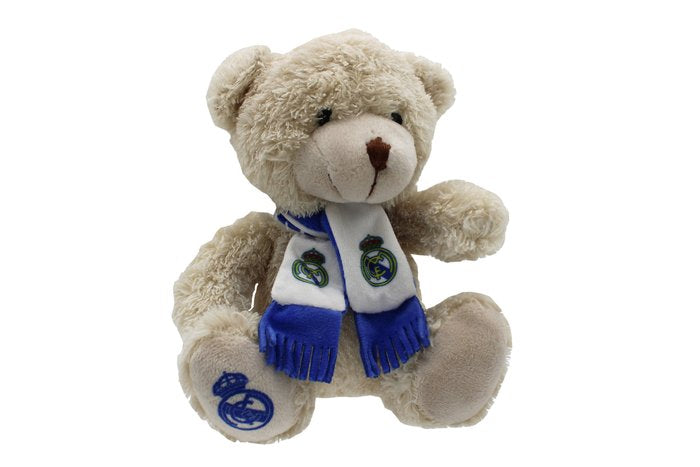 PELUCHE OSITO CON BUFANDA 20 CM REAL MADRID | CYP | 1 UNIDAD | 8426842081731 Imagen principal del producto