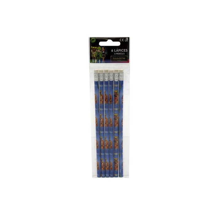 Set de 6 Lapices con Goma Rainbow High CYP Brands