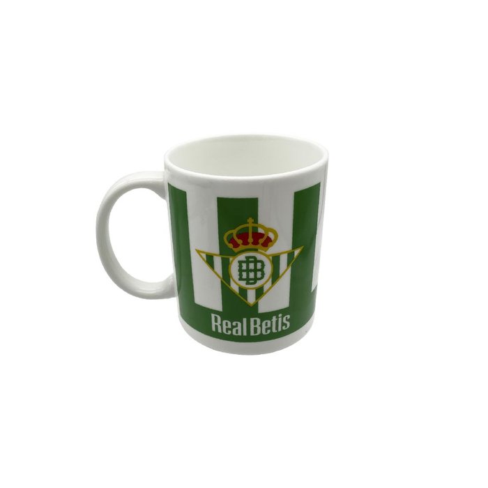 Taza cerámica blanca y verde Betis Balompié CYP 300 ml