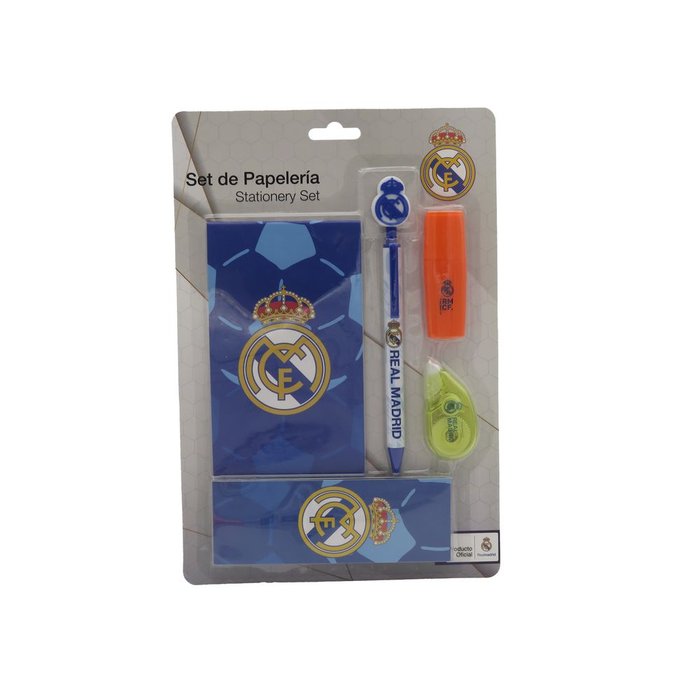 Set de Papelería con Bloc de Notas Real Madrid CYP Imagen principal del producto