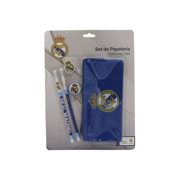 Set de Papelería Portatodo Triple Real Madrid CYP Imagen principal del producto